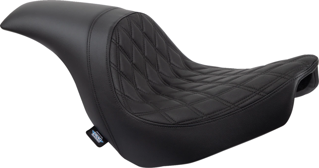 Predator Seat for Drag Specialties (Double Diamond, Black Stitching)