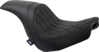 Predator Seat for Drag Specialties (Double Diamond, Black Stitching)