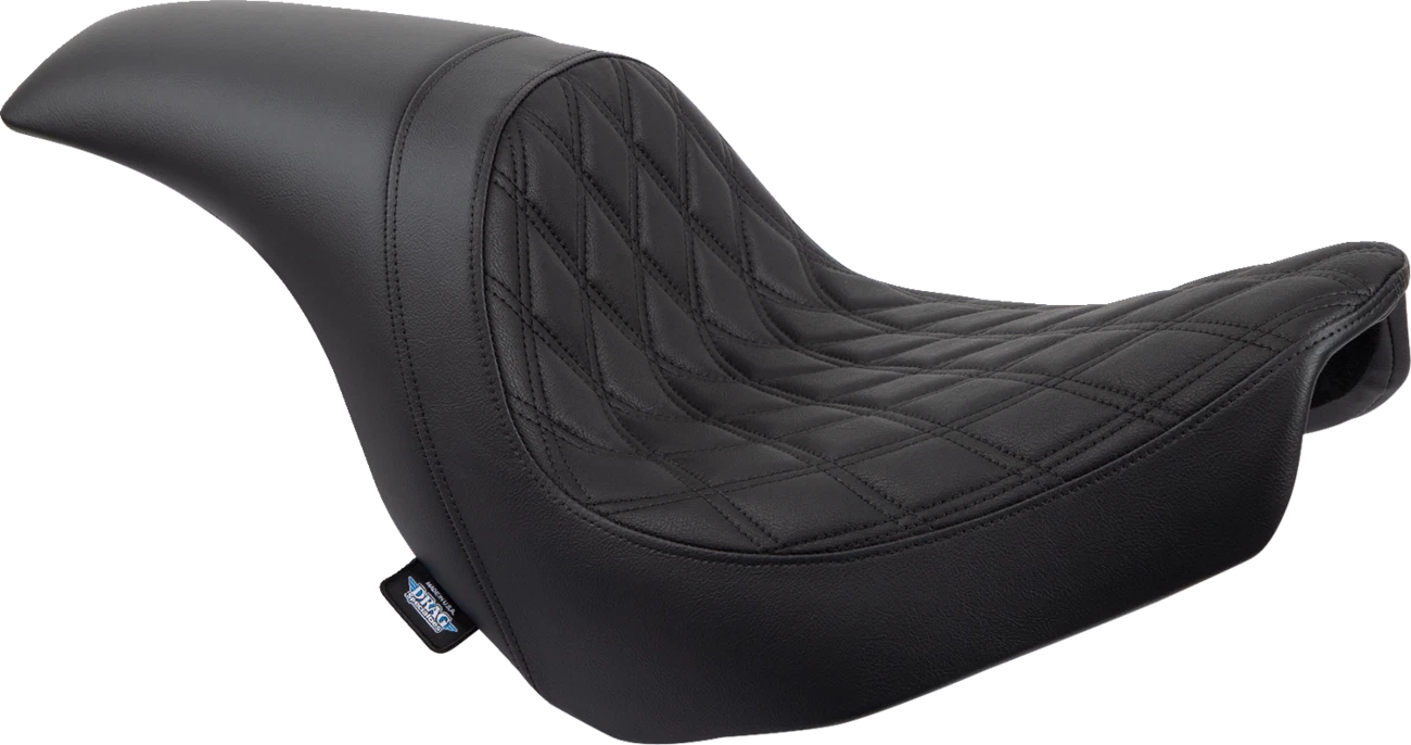 Predator Seat for Drag Specialties (Double Diamond, Black Stitching)