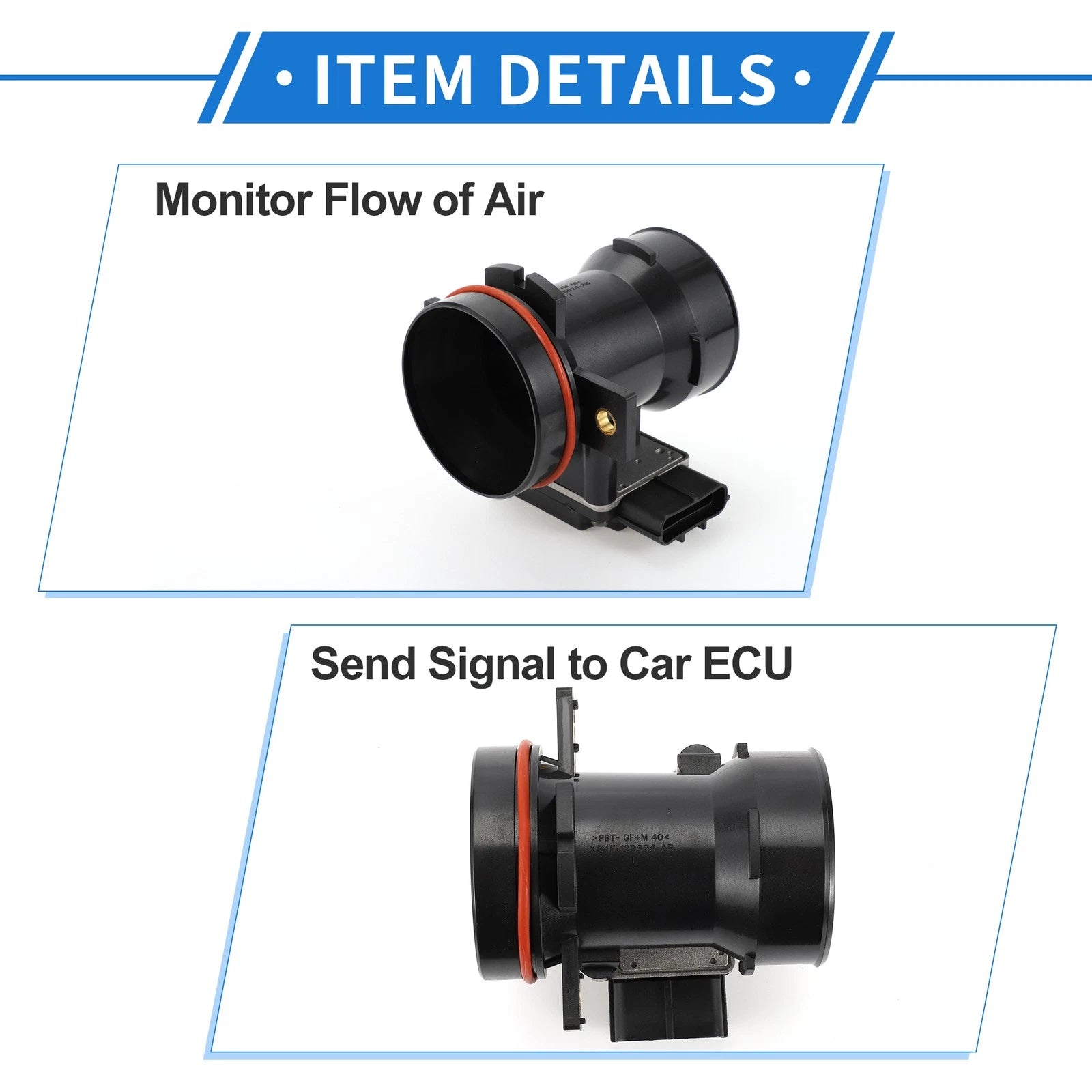 Mass Air Flow Sensor Assembly for Ford C-Max, Fusion (2013–2018)