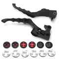 Black Skull Zombie Brake Levers for Harley Forty Eight XL1200X Iron 883 (2010–2023)
