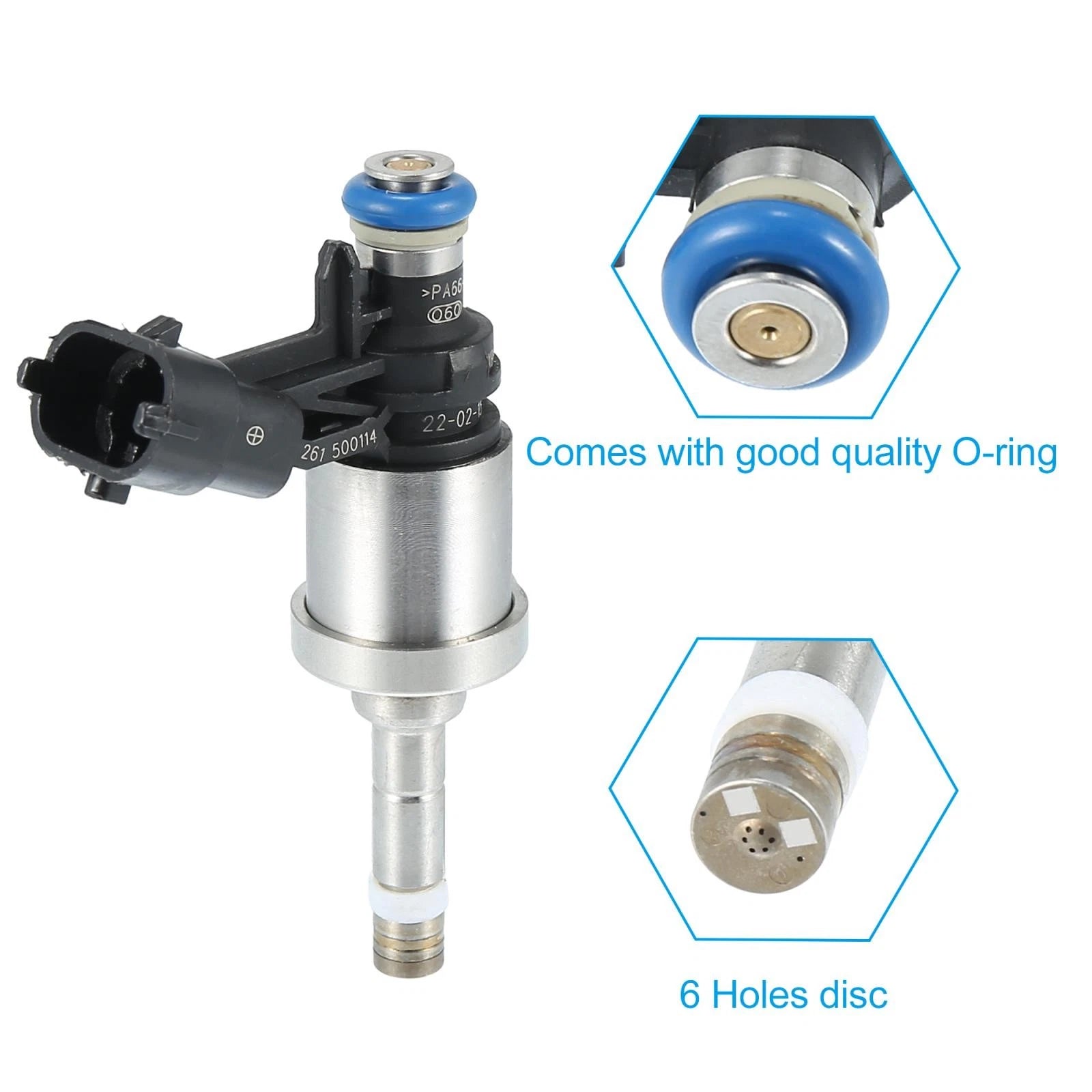 6X Fuel Injector Nozzle 12669384 12638530 for GMC Acadia, Saturn Outlook (2007–2012)