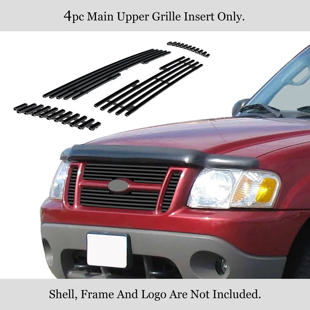 Black Billet Grille Insert for Ford Explorer Sport Trac (2001-2005)