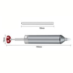Solder Sucker Pump with Self-Cleaning Shaft and Silicone Tip