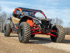 SuperATV Atlas Pro 2" Offset A-Arms for Can-Am Maverick X3 (2017–2023) - Orange
