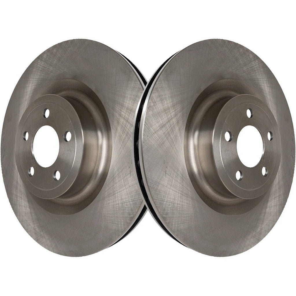 Set of 2 Vented Brake Discs for Ford Mustang (2015–2020)