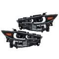 2X Headlights for Mazda CX-5 (2022–2024) Non-AFS & LED DRL L+R