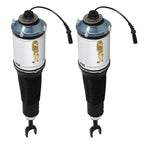 Pair Front Air Suspension Struts + Compressor Pump for Audi A8 S8 (2003–2010)