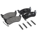Set of 4 Brake Pads for Jeep Wrangler (2003–2004)