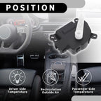 HVAC Heater Blend Door Control Actuator for Ford Mustang (2005–2009)
