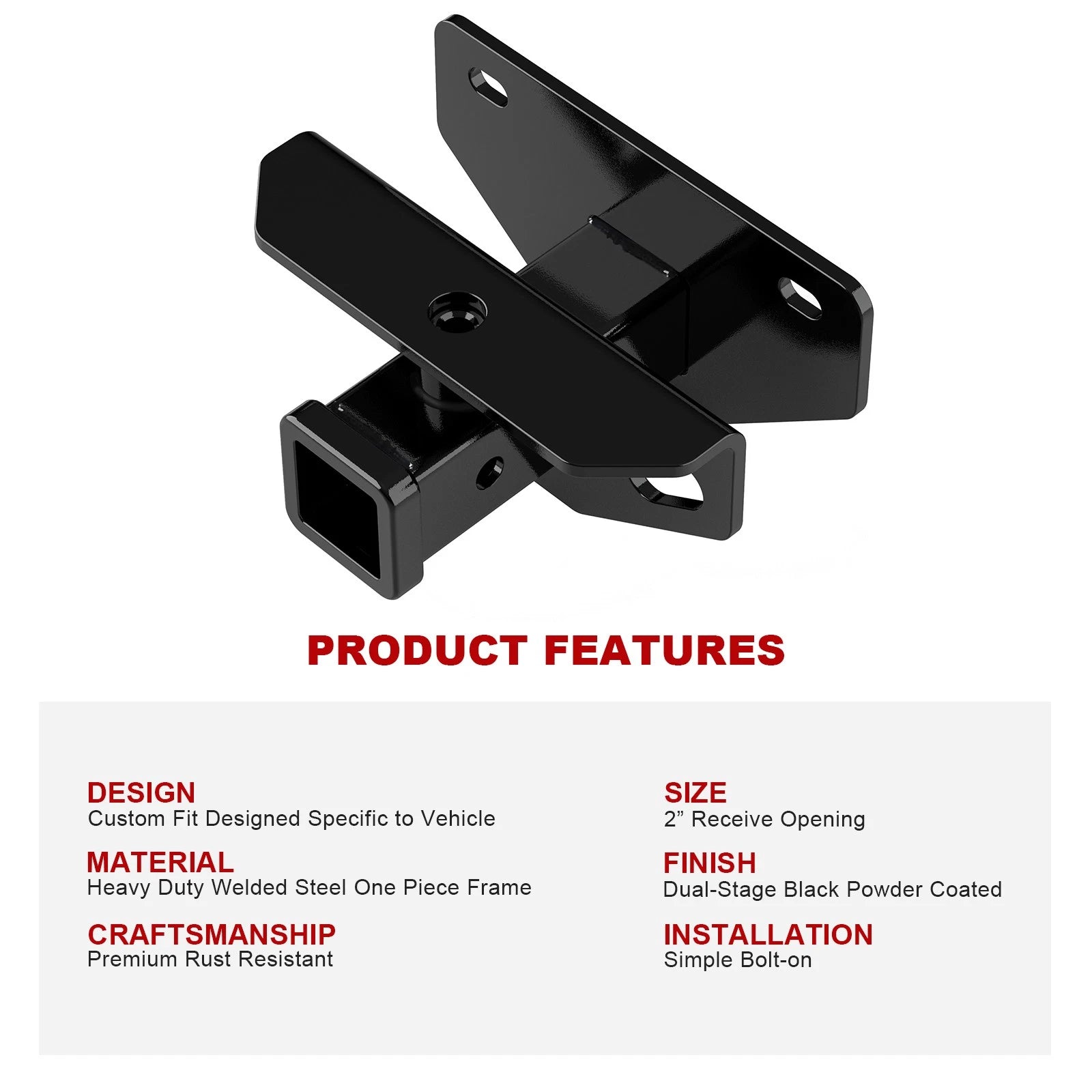 Trailer Hitch Receiver for Ram 1500 (2003-2024)