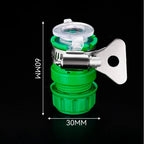 Set of 15 21mm Hose Fitting Water Faucet Adapter Quick Connect
