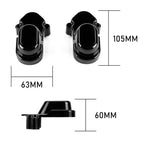 Rear Axle Cover Nut Bolt Cap for Harley Sportster 1200 XL1200C 883 (2005–2017) Black