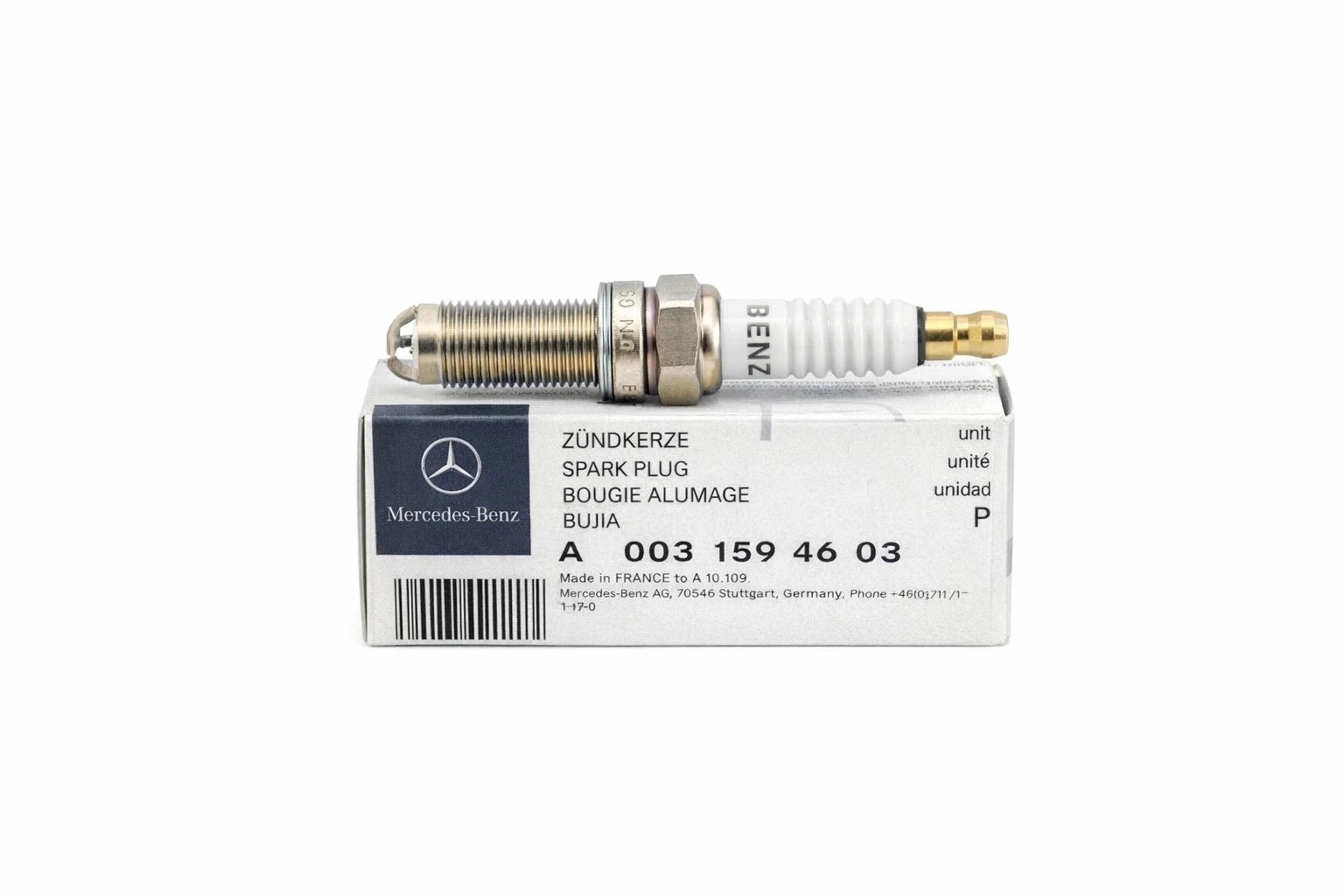 Genuine OEM Spark Plug for Mercedes-Benz 420SEL, 500SEC, 500SEL (1990–1991) 0031594603