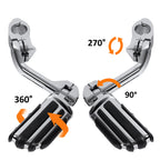 Motorcycle Long Engine Guard Highway Foot Pegs for Harley Road King (2000–2023)