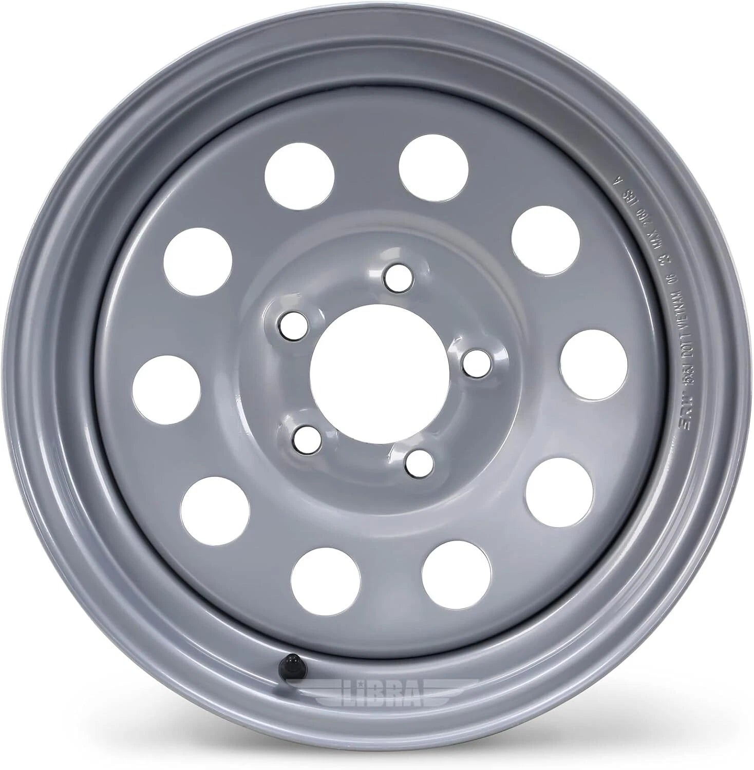 Free Country Trailer Tire Rim ST175/80D13 8-Ply 5 Lug x 4.5" (D 96L)