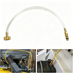 Hydraulic Bleed System Kit for Marine (Plastic Tube, Brass Quick Connect)
