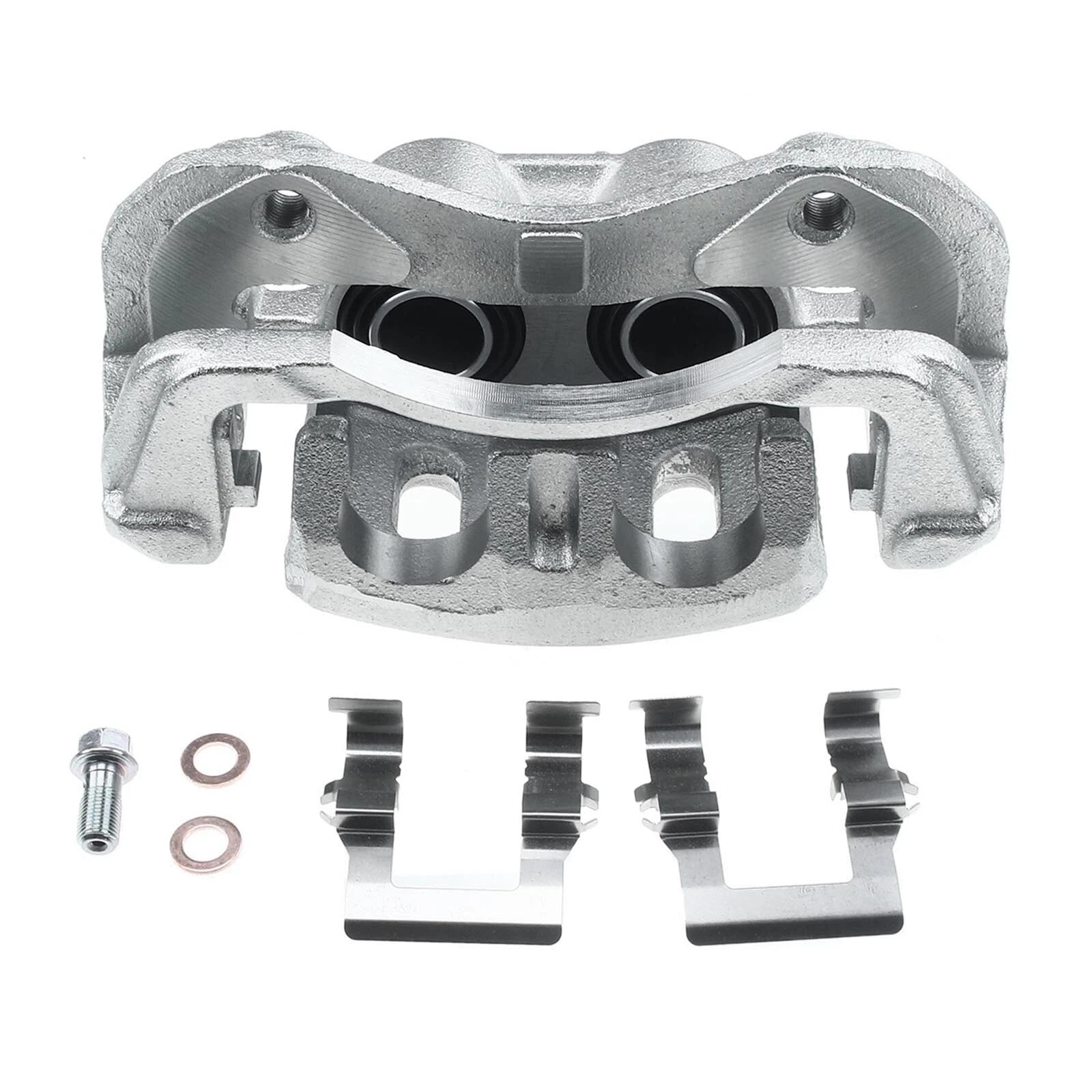 Pair Front Disc Brake Caliper with Bracket for Mitsubishi Eclipse (1995-1999)