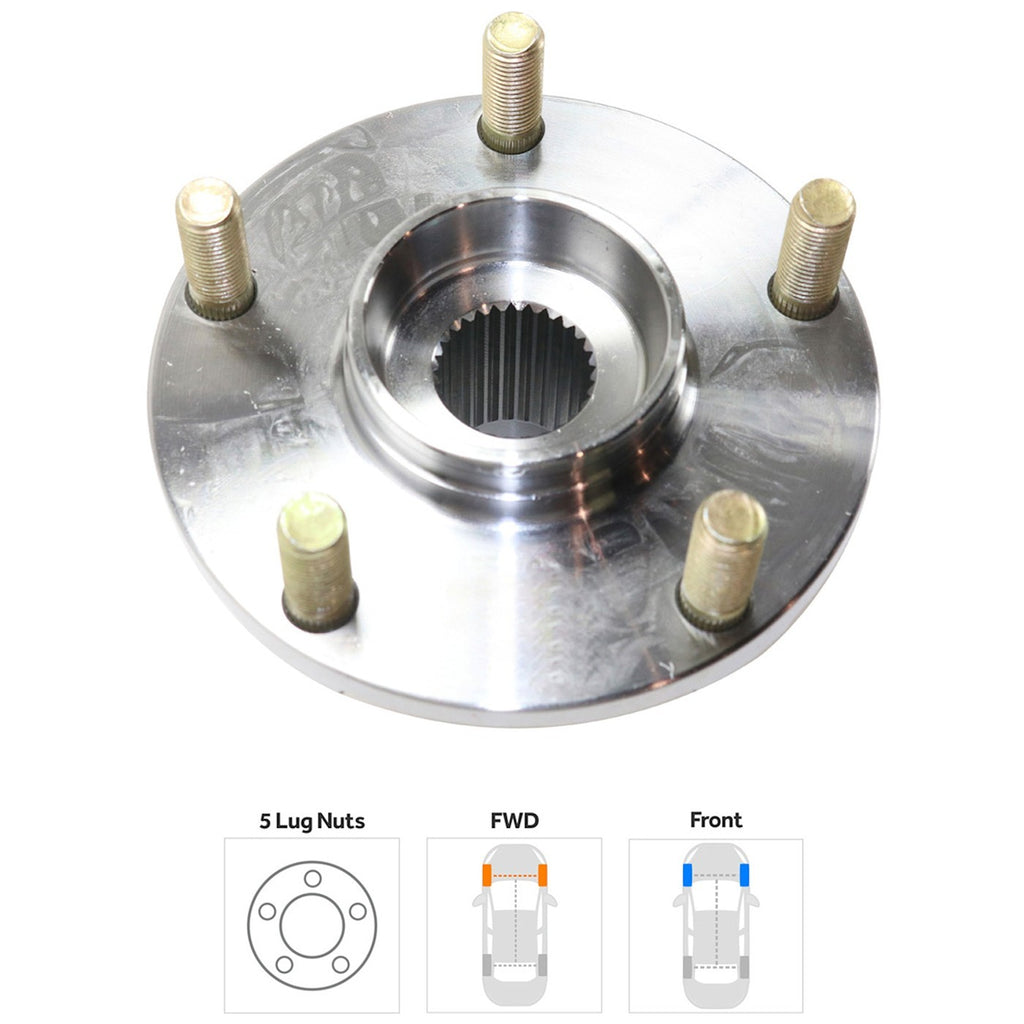 Wheel Hub for Suzuki SX4 (2007–2013) Front Left or Right with Bearing AWD