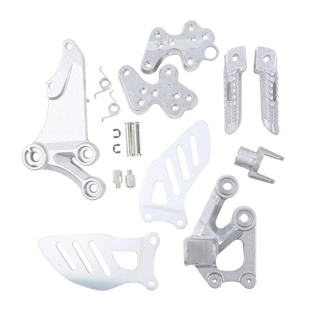 Front Rider Foot Pegs Footrests Bracket for Suzuki GSXR600 GSXR750 (2006–2010)