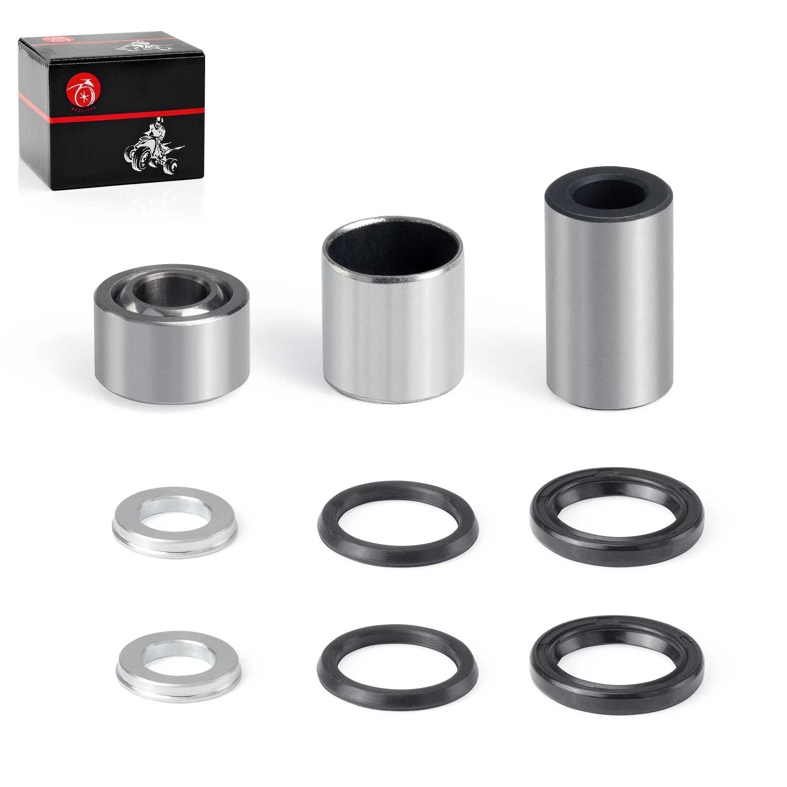 Front Upper Lower Shock Bushing Kit for Honda Sportrax 400 TRX400EX (1999–2004)