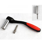 3-Piece Reversible 72 Tooth Ratchet Wrench Set with Rubber Handle