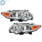 Headlights Pair for Toyota Corolla (2011-2013) Chrome