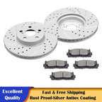 Front Brake Discs and Pads for Toyota Corolla Vibe Matrix Scion XD (2003–2012)