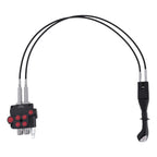 2X Spool Remote Control Valve Kit 80lpm/21gpm + Joystick + Cable 25MPa