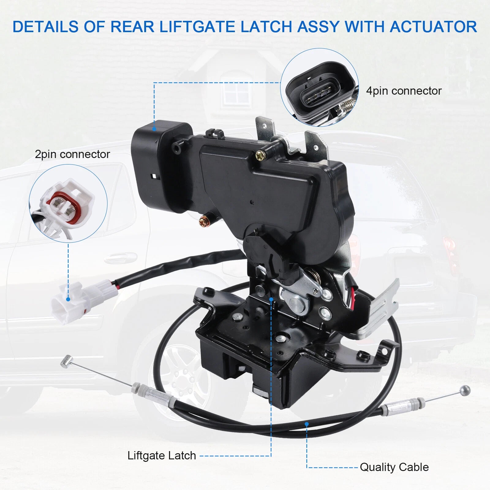 Rear Liftgate Actuator for Toyota Sequoia (2001-2007)