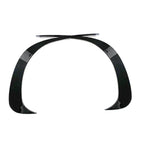 Black ABS Front Bumper Lip Splitter Spoiler for Mercedes C-Class (2022-2023)
