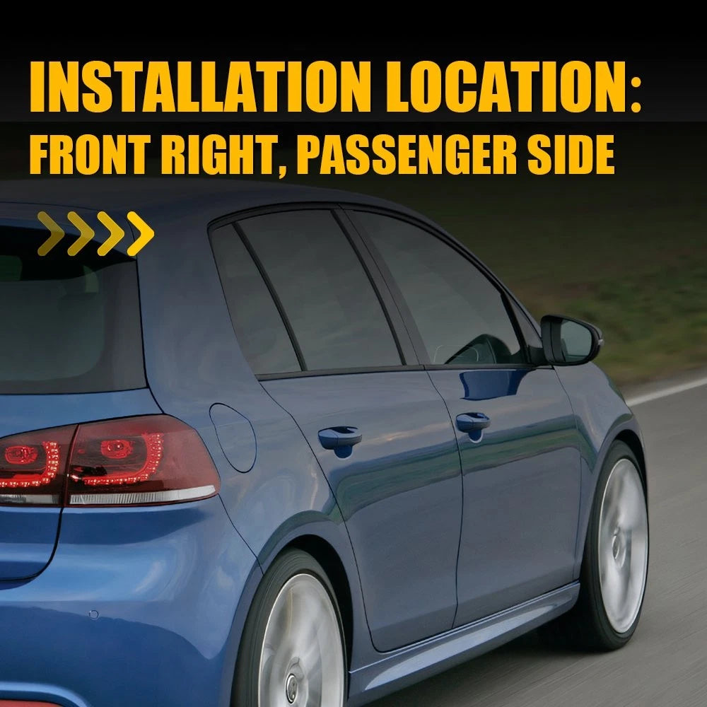 Heated Right Side Mirror Glass for Volkswagen Golf (2010–2014) 5K0857522A EXV