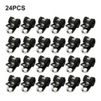 Set of 4 Rubber Lined Brake Pipe Clips for Universal Applications (7mm)