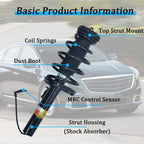 Set of 4 Shocks Strut Assemblies with Electric for Cadillac XTS (2013–2019)