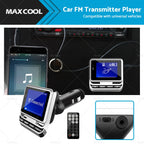 Bluetooth FM Transmitter MP3 Player USB Charger for Universal Vehicles (2010–2023)