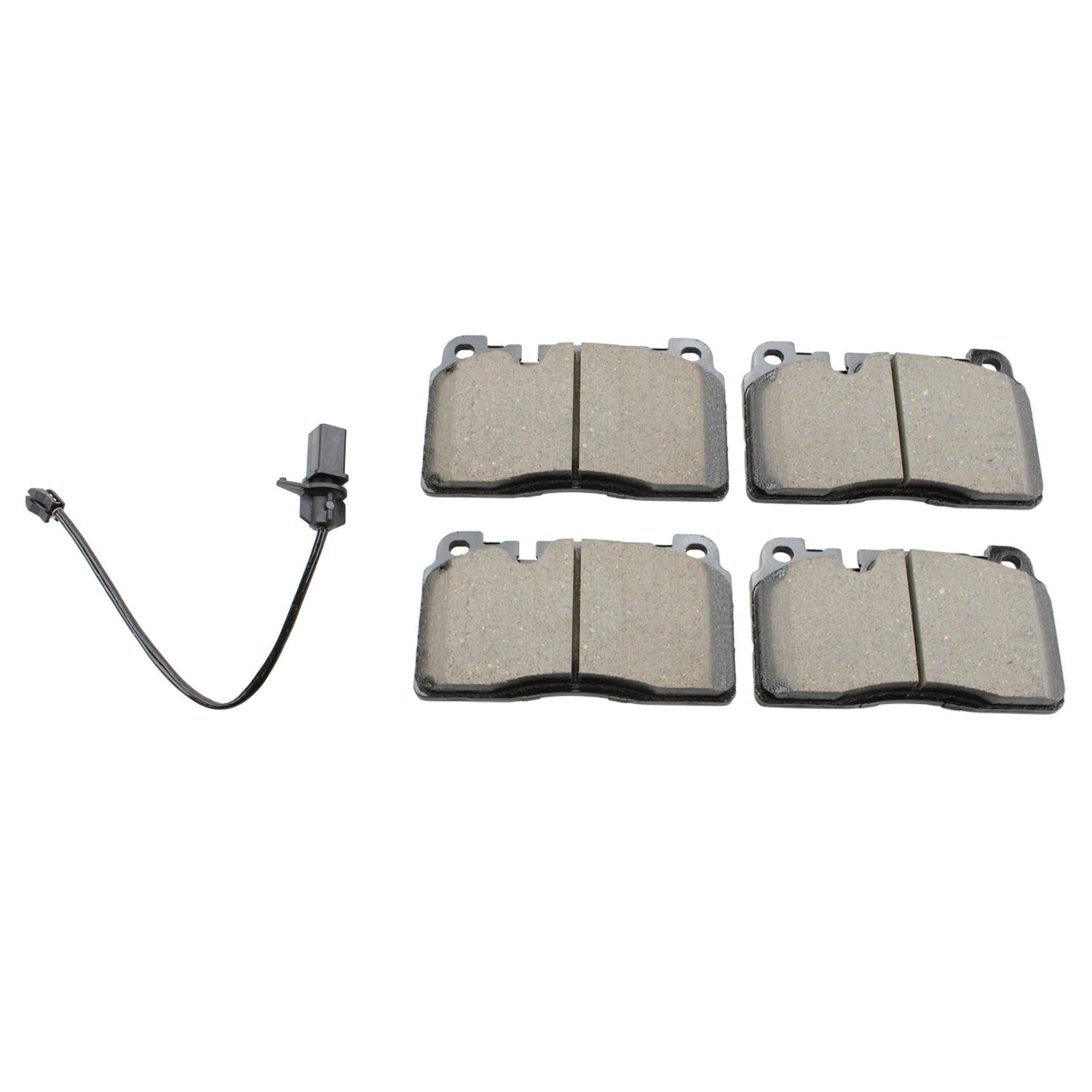 Set of 4 Akebono Euro EUR1663 Front Ceramic Brake Pads for Audi Q5 (2014–2017)