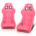 Pair of J2 Large Size Fiberglass Racing Bucket Seats for Universal Fit (No Year)