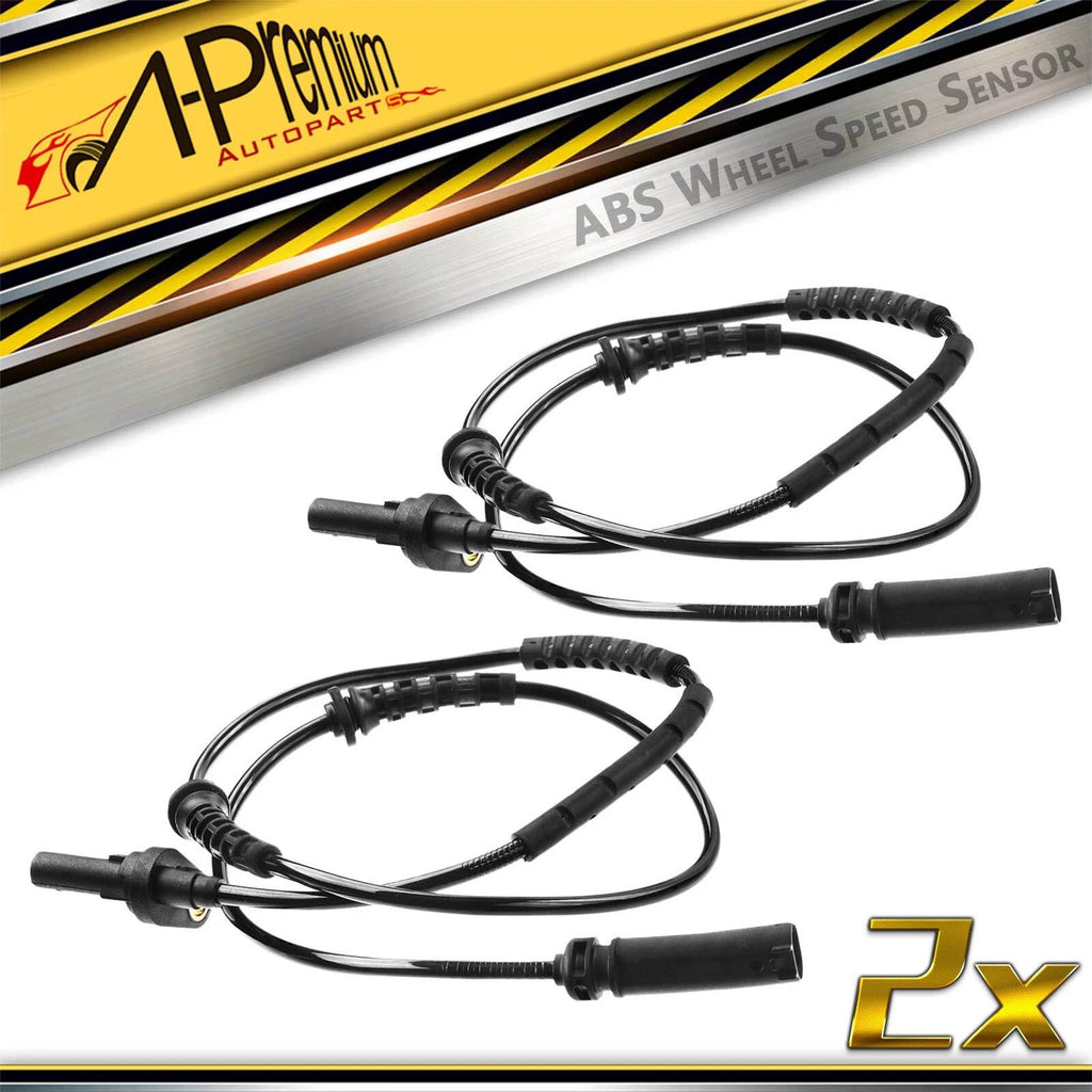 2X Front ABS Wheel Speed Sensors for BMW 528i 550i 640i 750i M5 (2008–2016)
