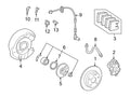 Genuine OEM Rear Disc Brake Rotor 2104230812 for Mercedes-Benz C32 AMG (2002)
