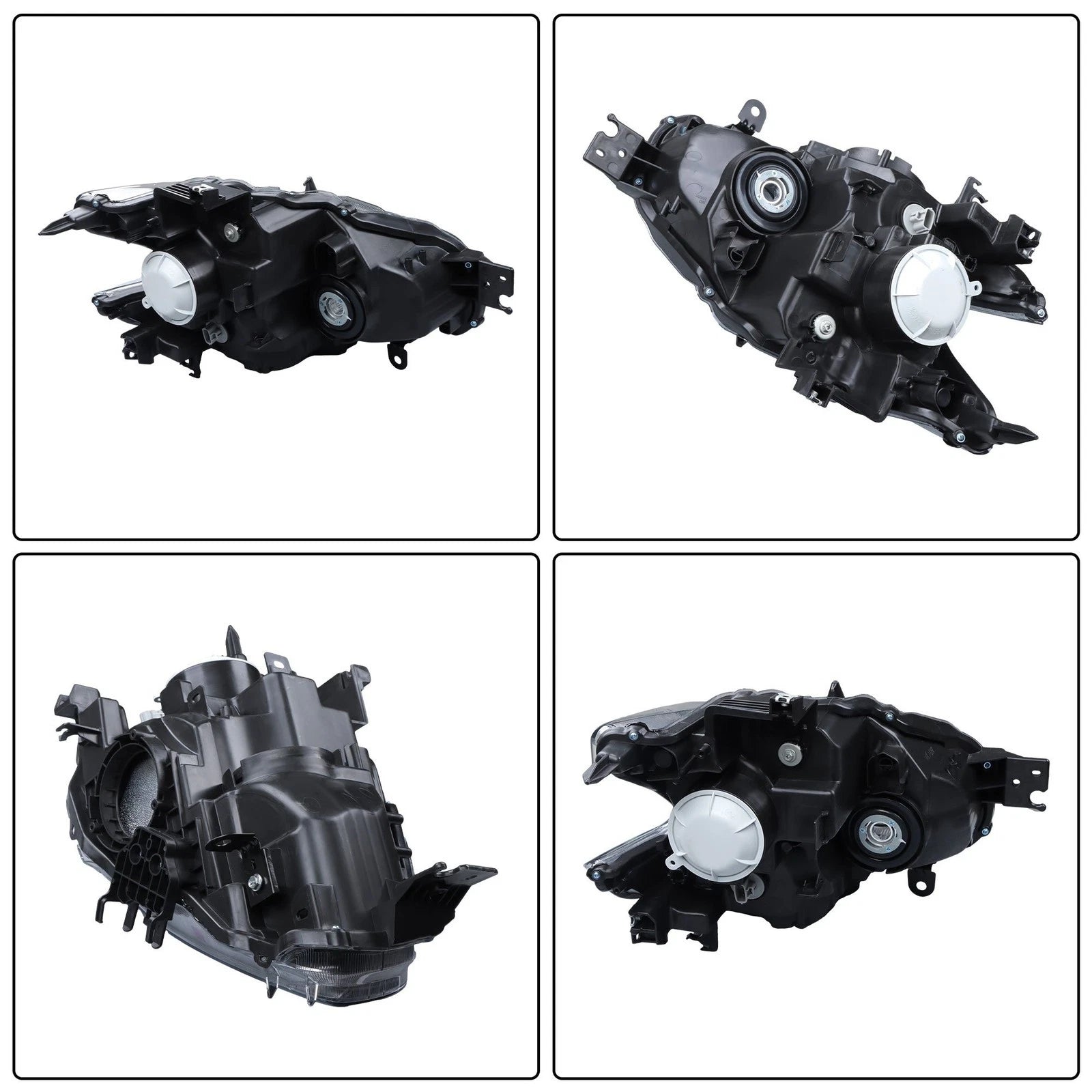 Headlight Assembly for Nissan Maxima (2009â2014) HID Dark Gray Left