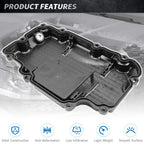 Engine Oil Pan w/ Gasket for Infiniti Q50 Q60 (2017–2022) 3.0L V6 RWD 111105CA2A