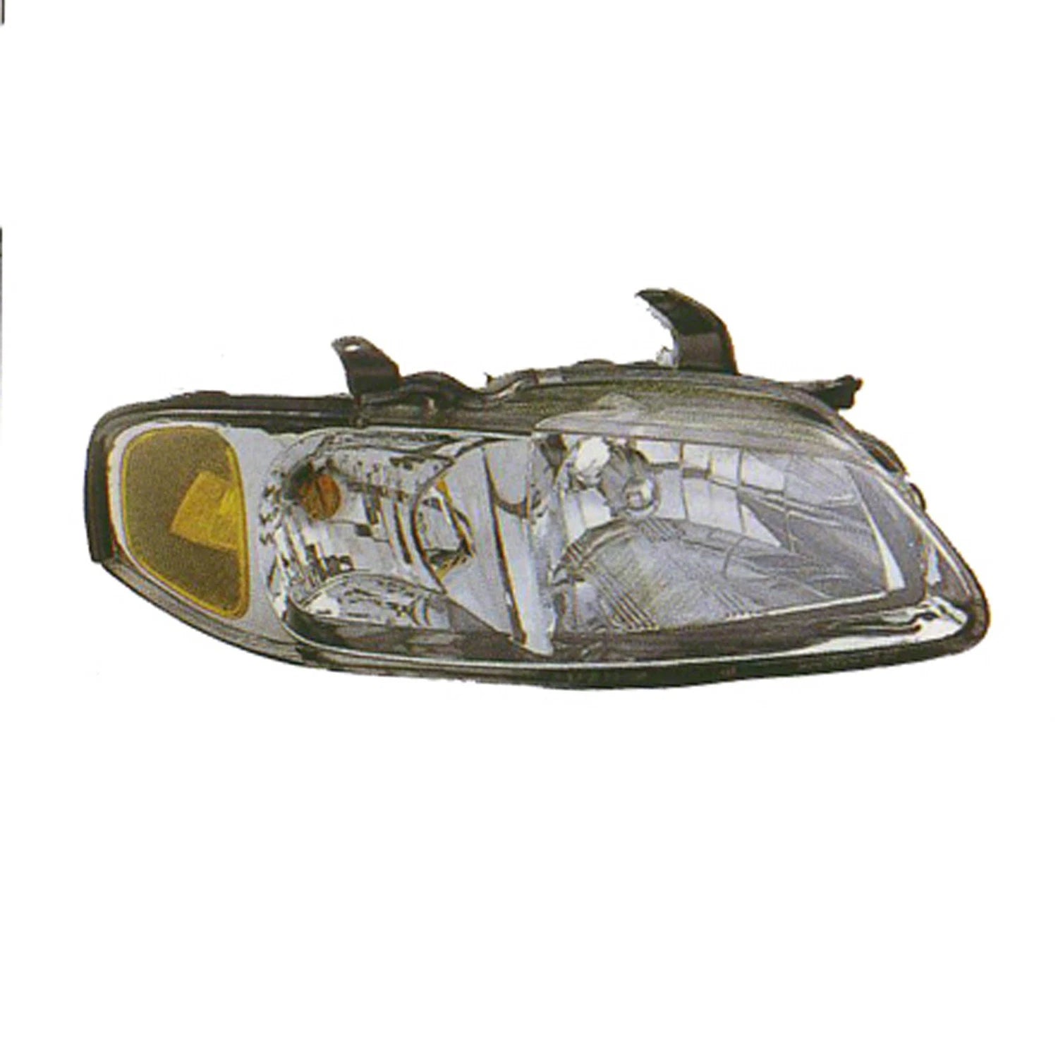 Driver Side Headlight Assembly with Chrome Bezel for Nissan Sentra (2002–2003)