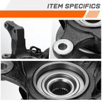 Front Right Side Knuckle & Wheel Hub Bearing for Escape Tribute Mariner (2001–2012)