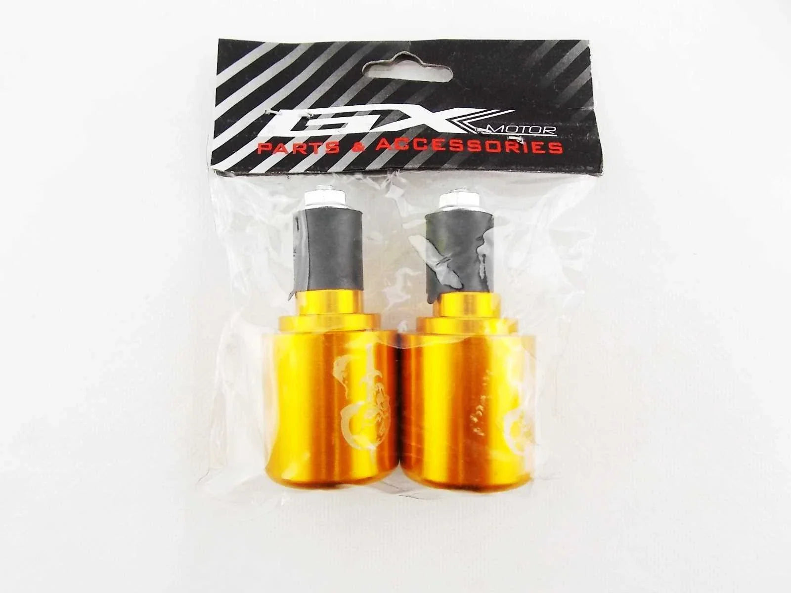 GXMOTOR 22mm 7/8" Gold CNC Billet Alloy Handlebar Weight Slider Set