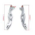 Chrome Brake Clutch Flame Lever Set for Kawasaki Vulcan 1500 1600 (87-09)