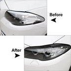 Carbon Fiber Headlight Eyelid Trim for BMW 5 Series F10 (2011–2017)