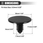 10 x Headliner Hood Insulator Retainer Clips for Dodge