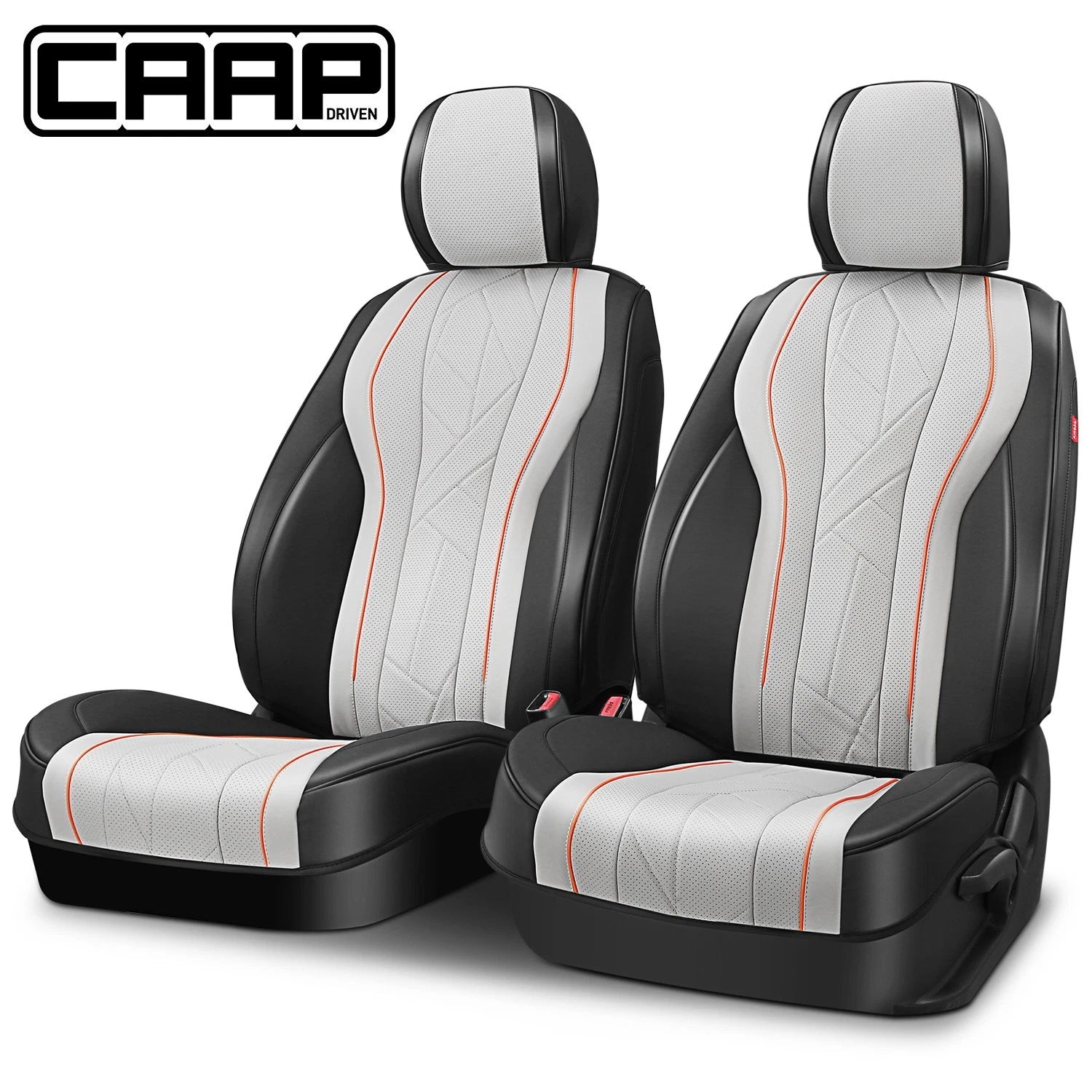 Set of 2 Front Row Seat Covers for Universal Touring Series (Grey)