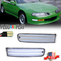 Clear White LED Front Bumper Turn Signal Light for Honda Prelude (1992–1996)