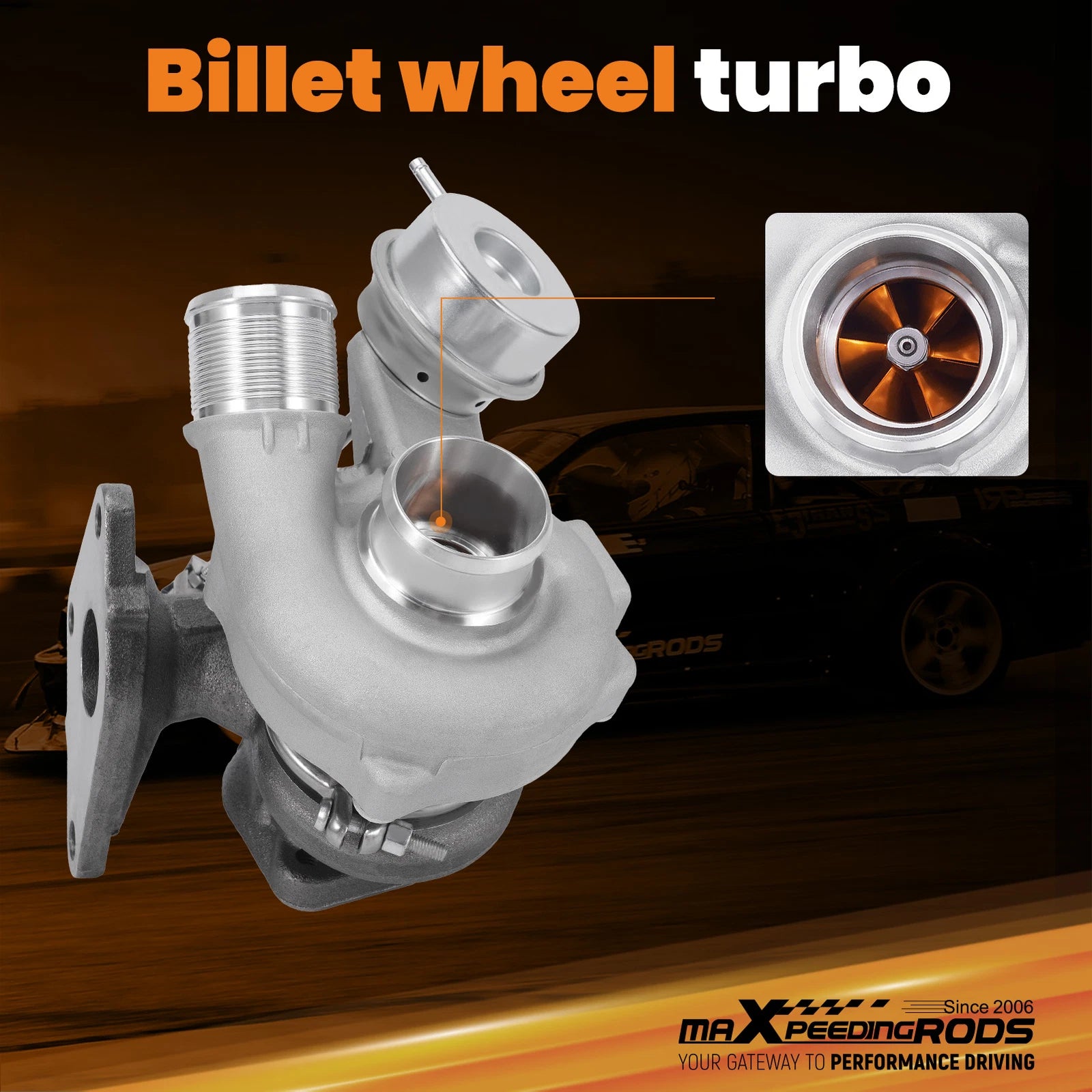 Billet Turbo for Ford F150 2.7L V6 EcoBoost (2015–2017) FL3Z6K682A